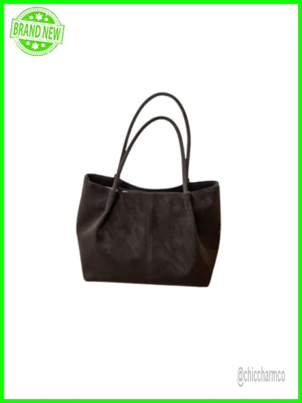 Soft Suede Leather Crossbody Bag Trendy Simple Shoulder Handbag Tote Hobo Bag